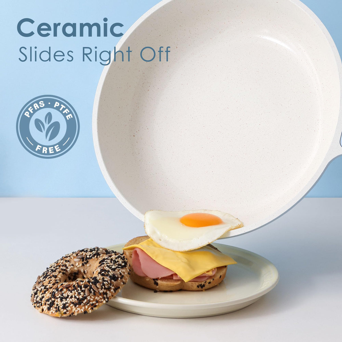 SENSARTE induction-base pan heats quickly for all stovetops