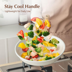 SENSARTE induction-ready base highlights sturdy construction for various cooktops.