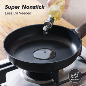SENSARTE induction-ready skillet base heats evenly on all stoves.