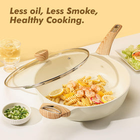 SENSARTE multifunction pan supports sautéing, frying, braising, and more.