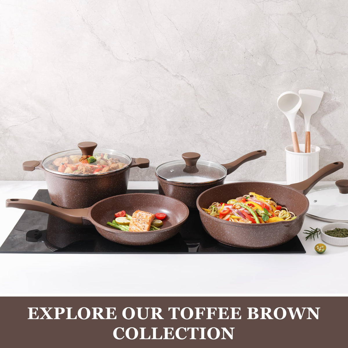 SENSARTE oven-safe pan up to 302°F expands recipe options.