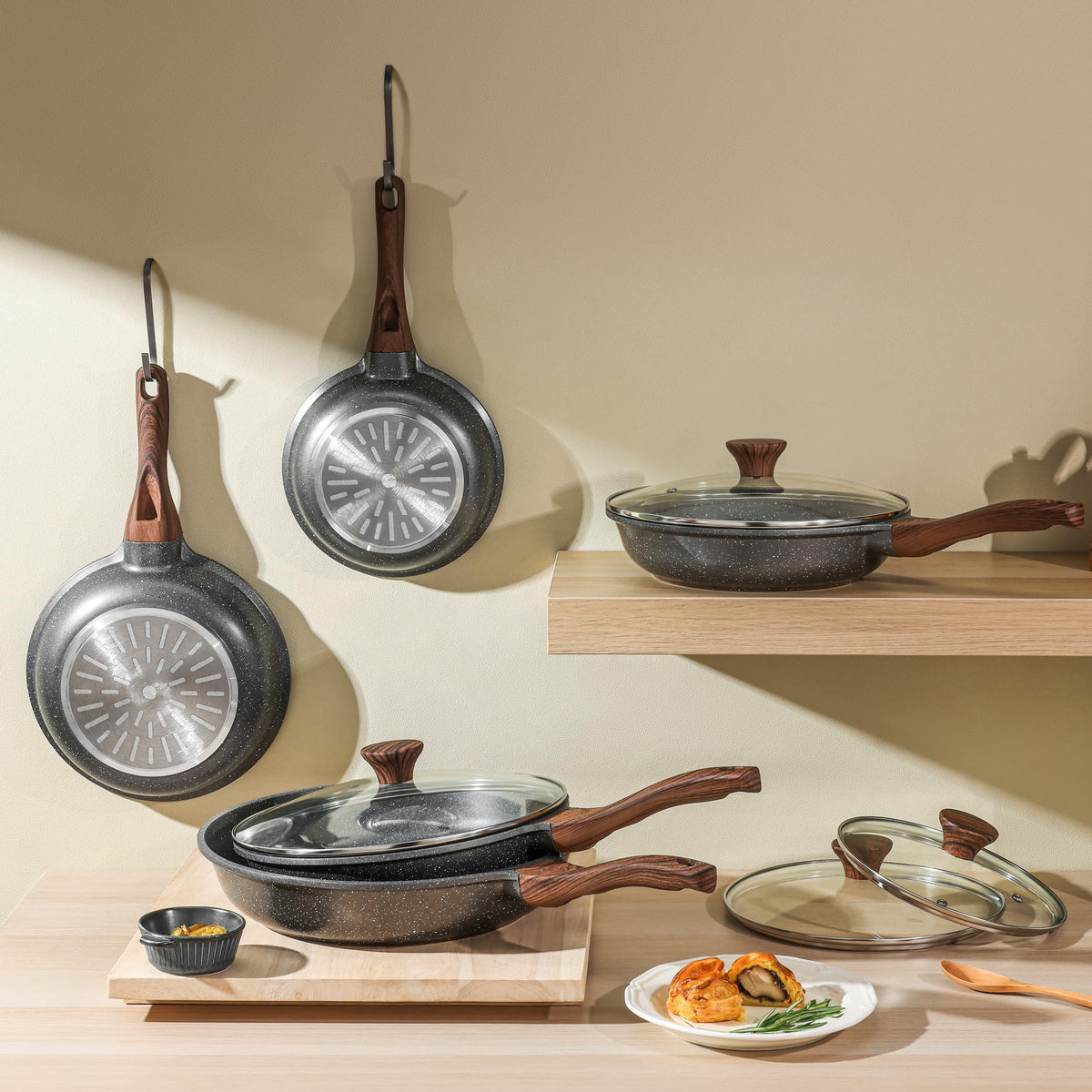 SENSARTE oven-safe up to 302°F for finishing dishes with versatile use