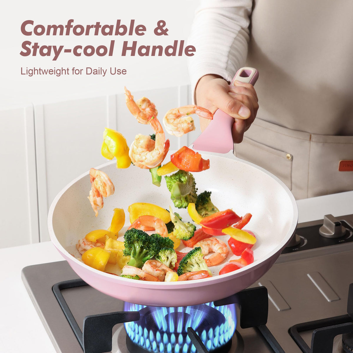 SENSARTE oven-safe up to 550°F with the handle removed.