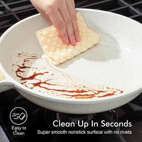 SENSARTE oven-safe up to 550°F without the handle for finishing dishes