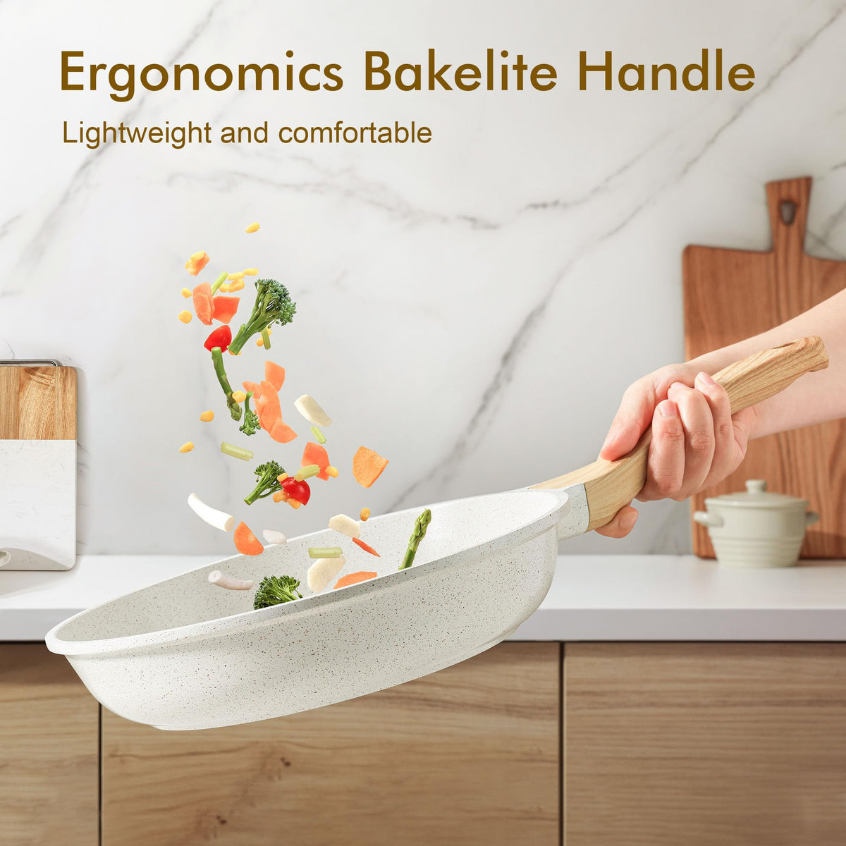 SENSARTE PFAS-free ceramic coating safe cooking surface