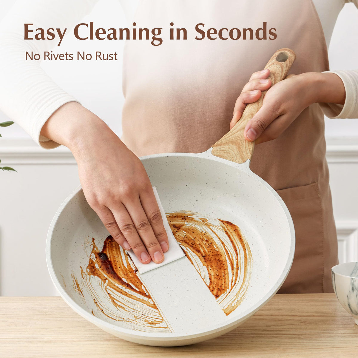SENSARTE PFAS/PTFE-free coating offers a safer option for everyday cooking.