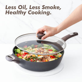 SENSARTE PFOA PFOS free coating supports healthier cooking options.