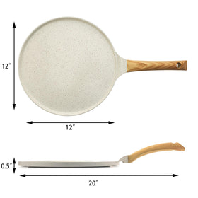 SENSARTE stay-cool bakelite handle stays comfortable during cooking