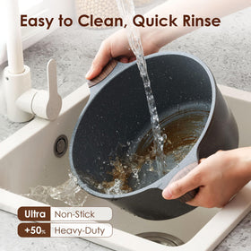 SENSARTE tempered glass lid lets you monitor without lifting.