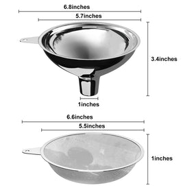 Serinar funnel with ergonomic handle design for easy pouring.