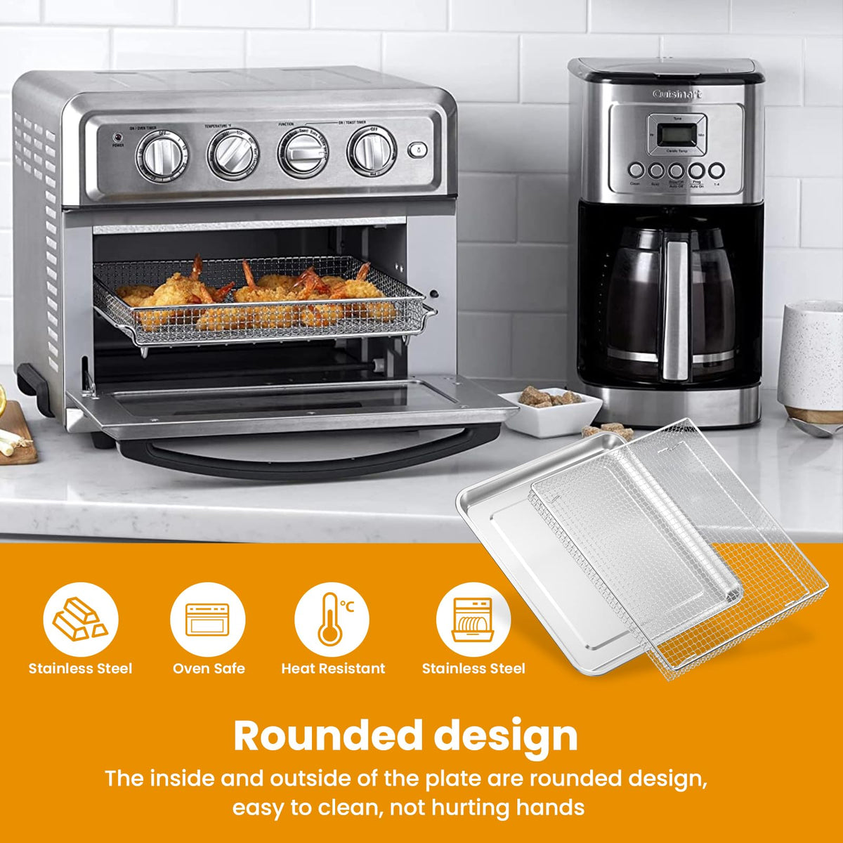 Food-grade stainless steel construction by SettleDown for safe use
