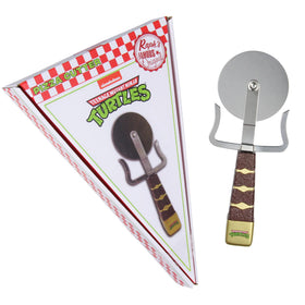 Seven Times Six TMNT Raph's Sai pizza cutter wheel with bold sai-inspired handle for precise slicing.