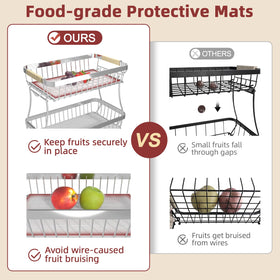 Sevenblue protective mats prevent slipping and protect counter surfaces.