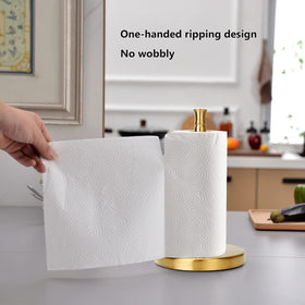 Sfemn paper towel holder's felt pad protects countertops during daily kitchen tasks.