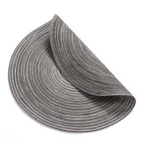 SHACOS placemats folded for easy transport and storage