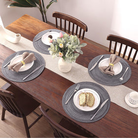 SHACOS placemats protect surfaces from spills and heat
