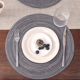 Wipe-clean SHACOS placemats for quick cleanup after meals