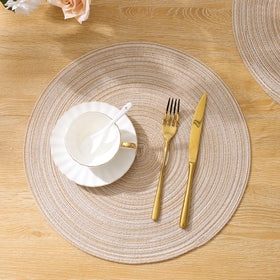 SHACOS placemats set of 8 for clean dining during gatherings