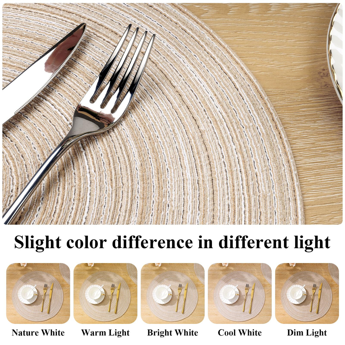 SHACOS placemats are easy to wipe clean and air dry