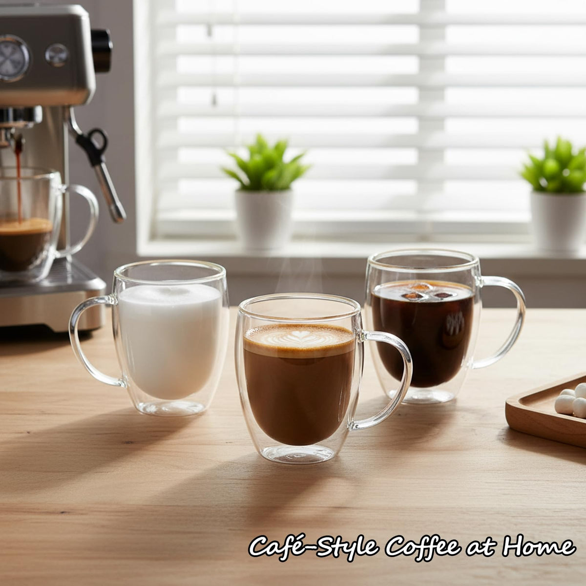 SHANDERBAR easy-clean mugs are dishwasher-safe for convenient daily use.