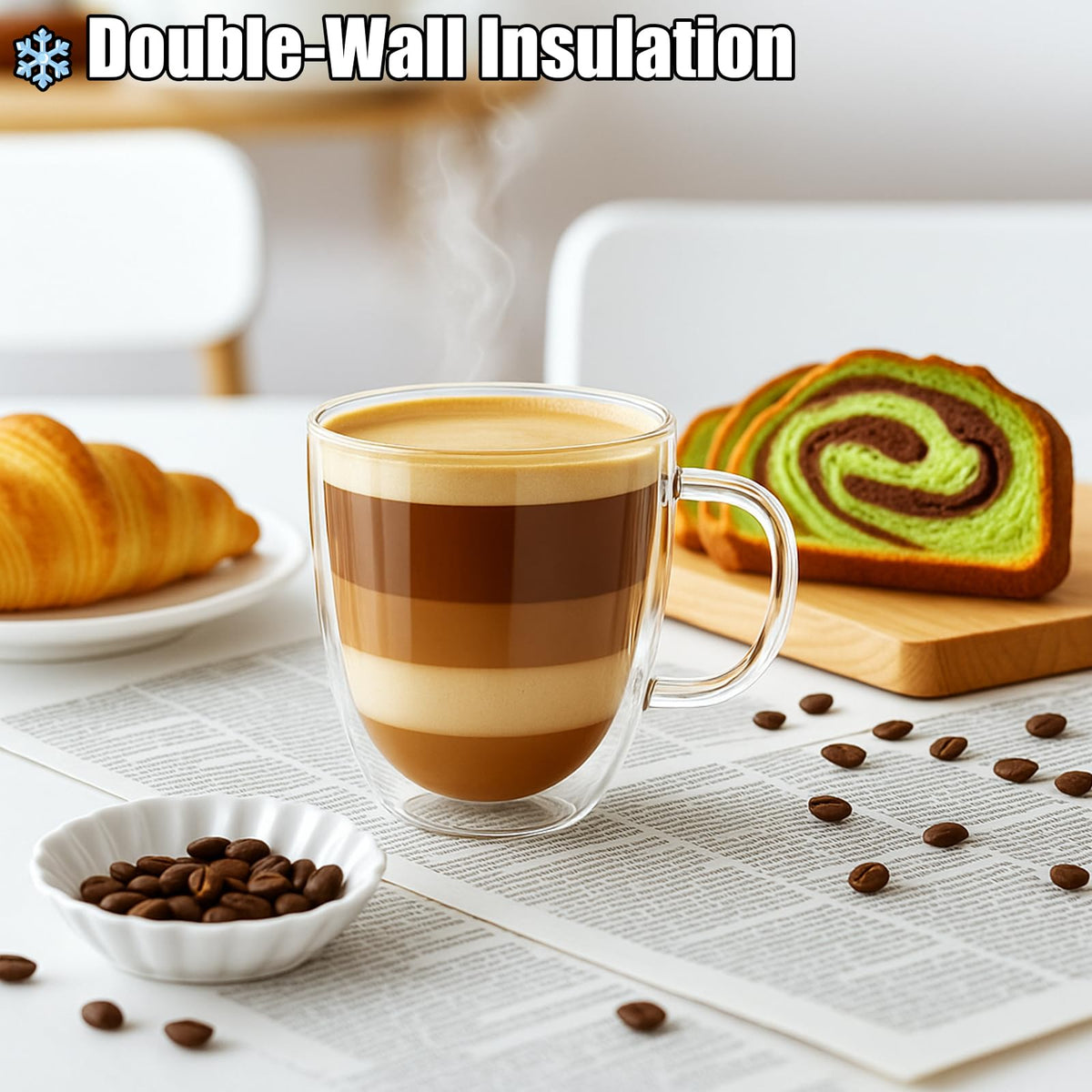 SHANDERBAR vented-bottom design helps reduce stress on hot liquids.