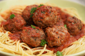 Shape+Store Meatball Master freezer-ready trays for batch-prepped meals.