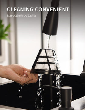 SHARDOR pause-and-serve function for pouring mid-brew.