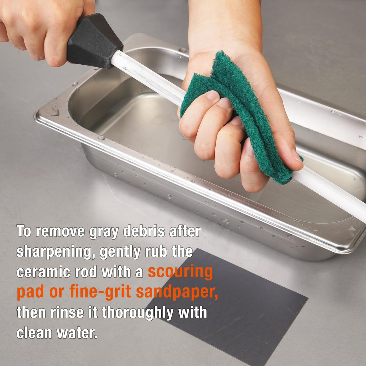 Sharpeak anti-breaking cap protects surfaces during use.