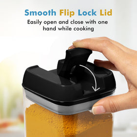 Shazo kitchen pantry organized with three-tier stack for efficiency.
