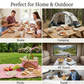 SHECIPIN drinking cups in beige for everyday drinks.