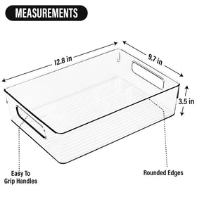 ShelfShaper stackable storage bin design maximizing cabinet space.
