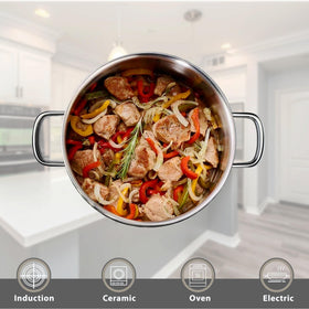 SHEUMNT clear tempered glass lids show progress while cooking.