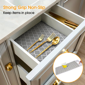 Shinlendid drawer liner non-adhesive prevents shifting in drawers