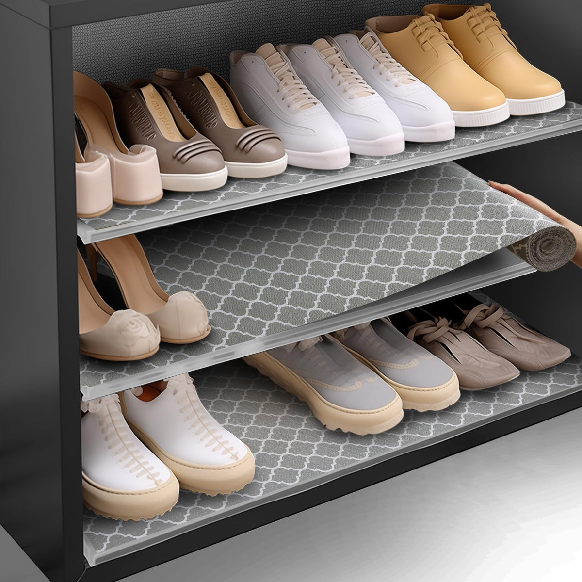 Shinlendid multifunctional liner fits shelves, drawers, and desks