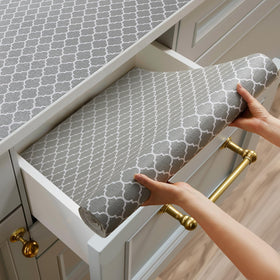 Shinlendid shelf liner non-slip keeps items secure on shelves
