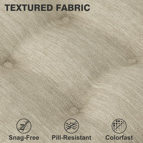 Shinnwa cushions with non-slip gel grip keep seating secure.