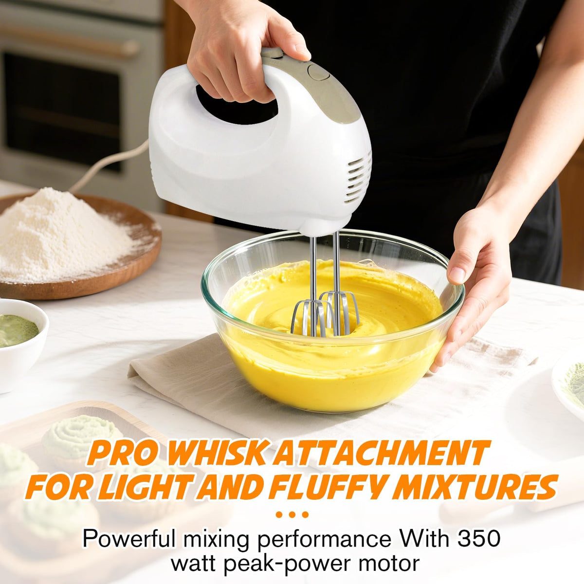 Showvigor mixer supporting baking and cooking tasks with versatile results