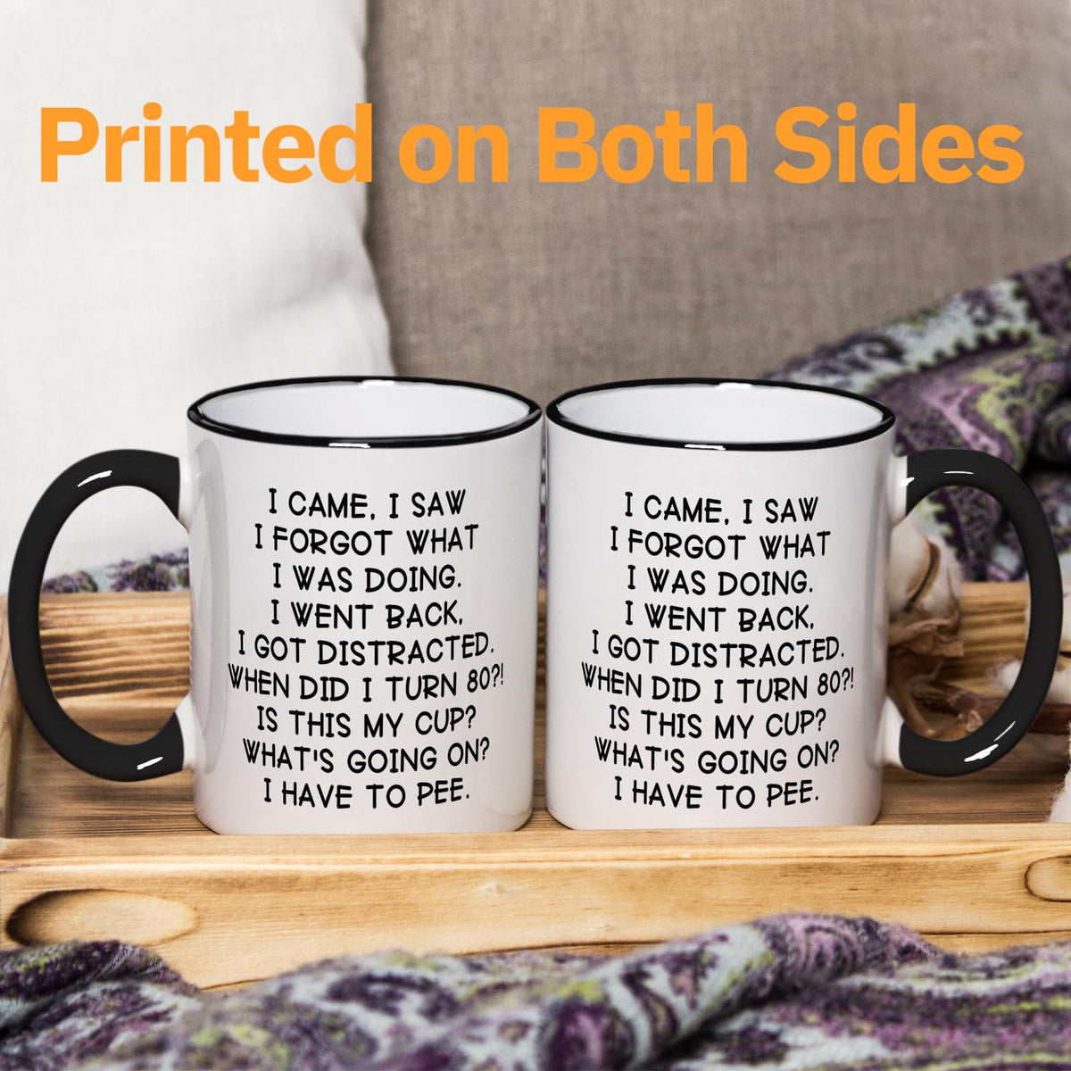 Shqiueos 80th birthday mug suitable for mom, dad, or grandparents
