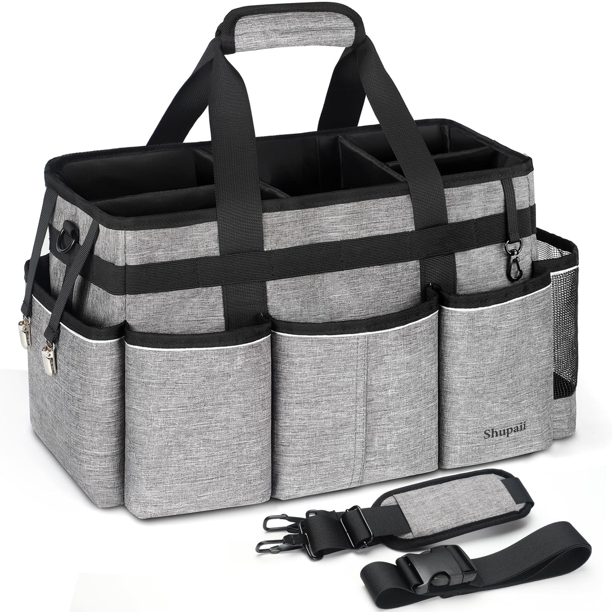 Shupaii multi-use organizer bag fits car, home, and job sites.