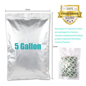 SHXWELL 2500cc oxygen absorbers reduce air exposure for staples.