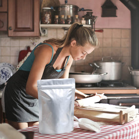 SHXWELL food-grade bags keep grains, beans, tea, and coffee fresh.