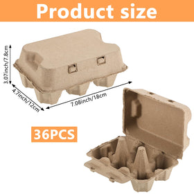 Close-up of Sibosen paper pulp egg cartons highlighting texture and natural material.