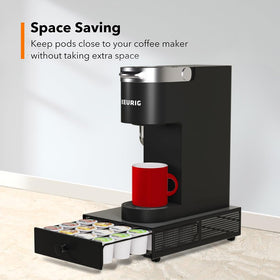 SICHEER K Cup organizer wide base fits Keurig classic models.
