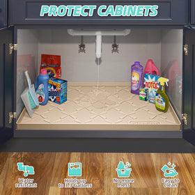 SIKADEER mat comes in 15 sizes to fit cabinets