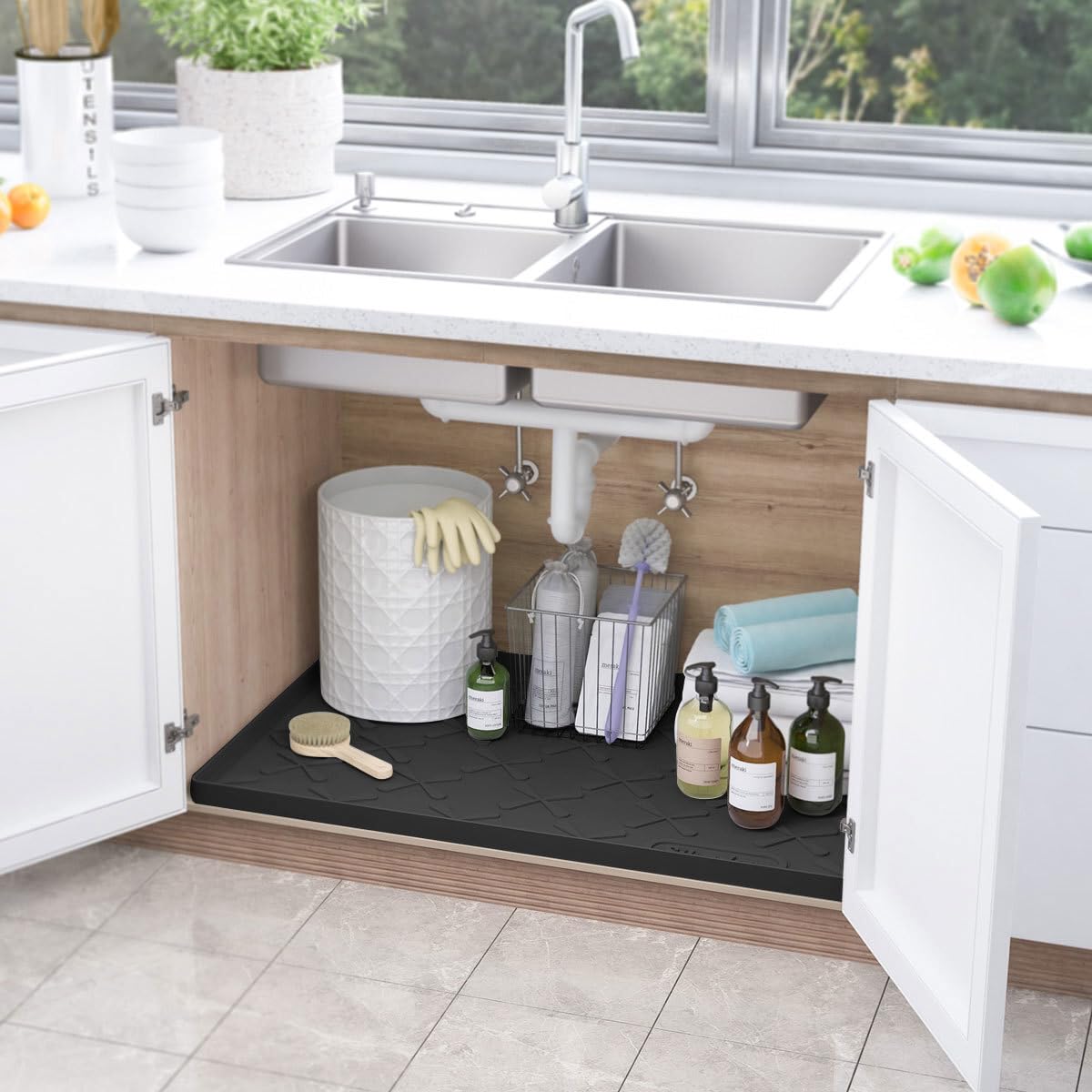 SIKADEER silicone cabinet protector with anti-slip surface prevents sliding
