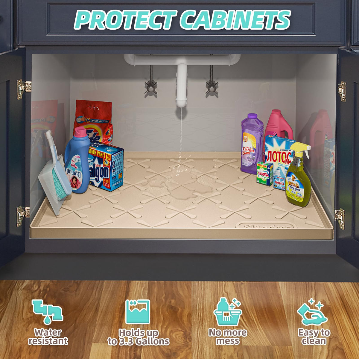 SIKADEER 15-size range helps you fit spaces in cabinets.