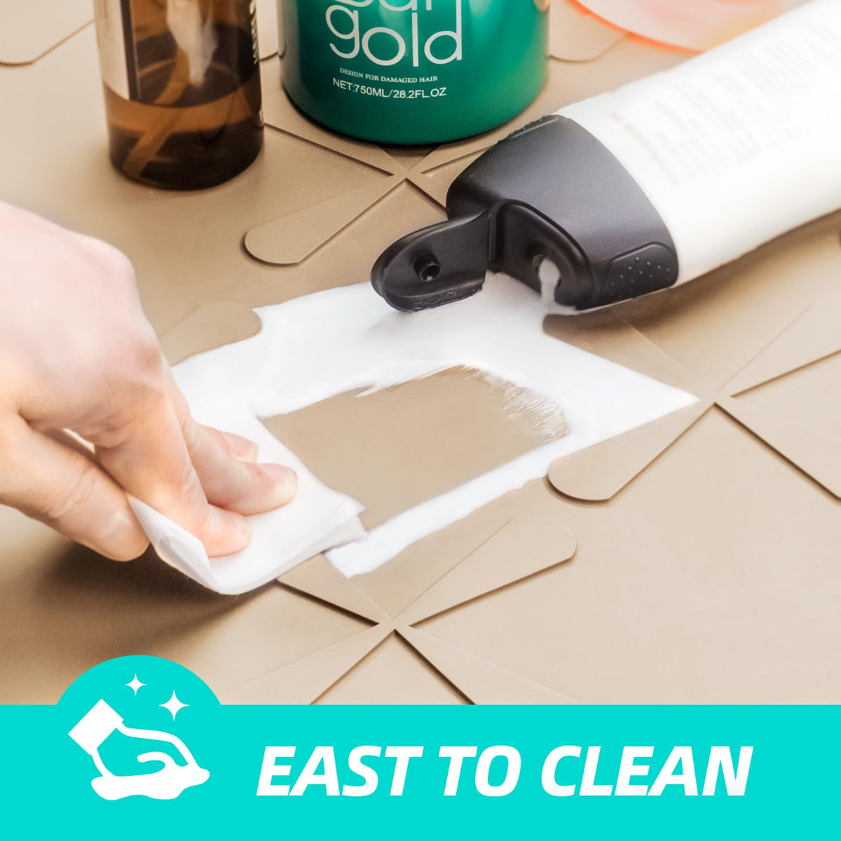 SIKADEER dishwasher-safe silicone cleans easily and quickly.