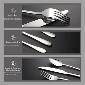 SilouC dishwasher-safe rust-resistant finish shown after a cycle, shining like new.