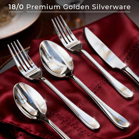 SilouC heavy-gauge 18/0 stainless steel close-up highlighting solid construction for everyday durability.