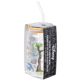Silver Buffalo tumbler featuring bamboo lid and reusable straw for travel convenience